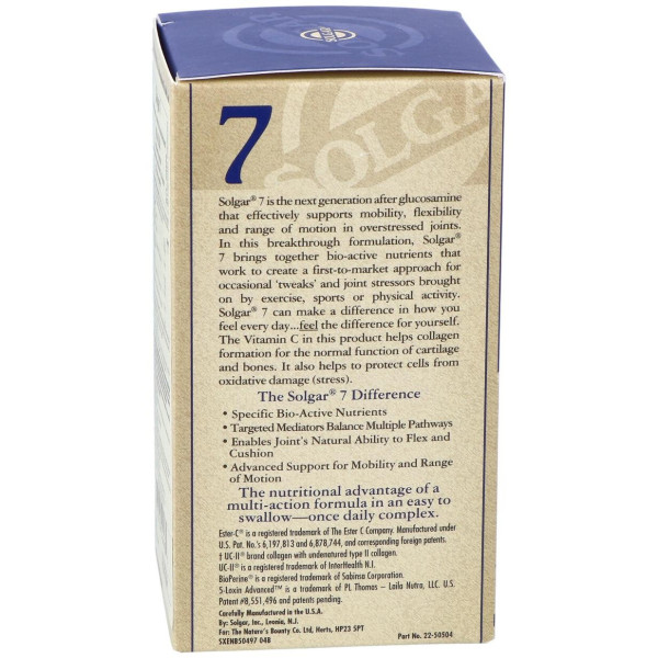 Solgar N7 Joint Support Y Confort Una Al Dia 90Cap
