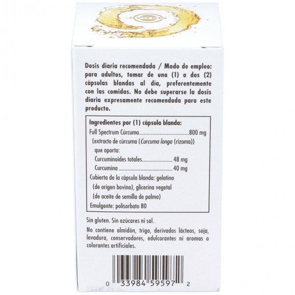 Full Spectrum Cúrcuma 185X Cápsulas Blandas 30 U