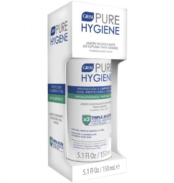 Grisi Pure Hygiene Jabon En Espuma Para Manos (1 Envase 150 Ml)