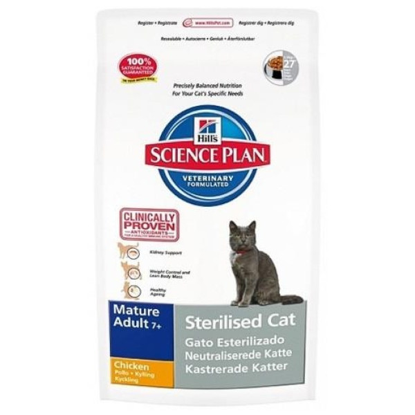 Hills Science Mat. 7+ Cat Steri. 1,5Kg