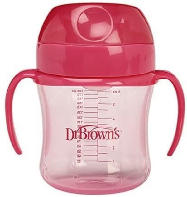 Vaso Transicion Boquilla Suave - Dr Brown´S (+ 6 M 180 Ml)