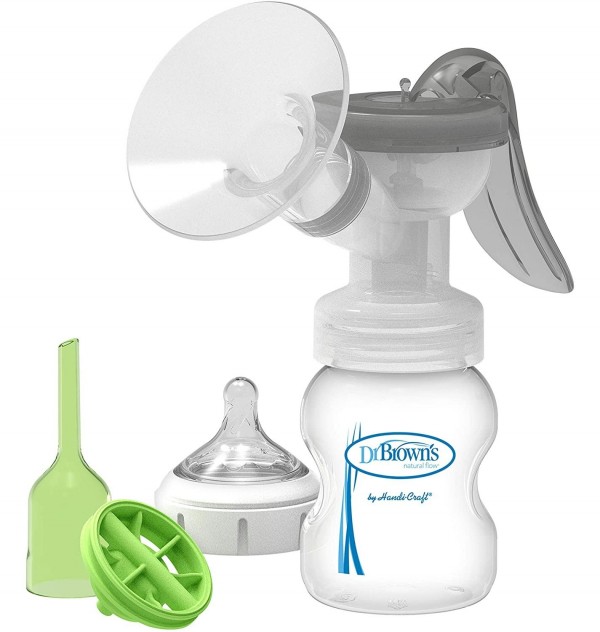 Extractor De Leche Manual Y Biberon - Dr Brawn`S