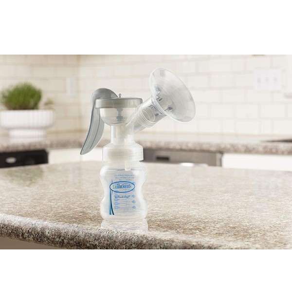 Extractor De Leche Manual Y Biberon - Dr Brawn`S
