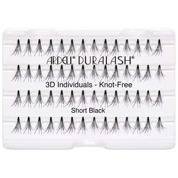 Pestañas Postizas 3D Individuales Short Black 1 U