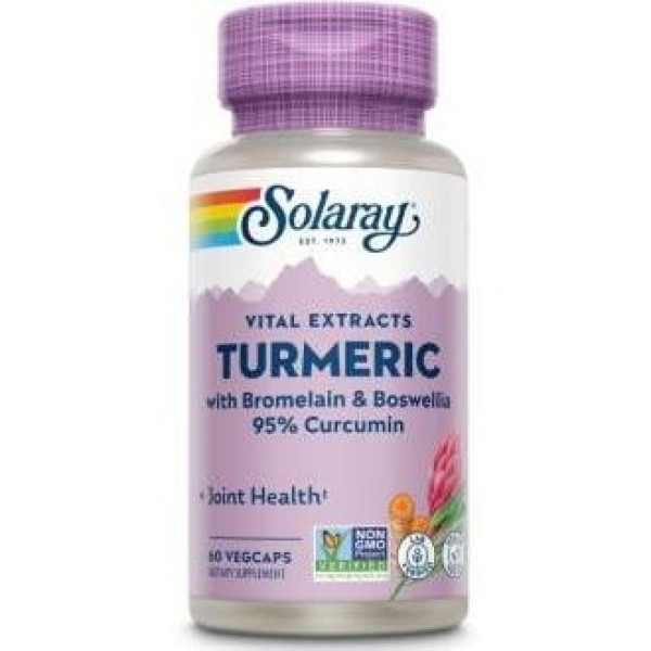 Turmeric With Bromelain Y Boswellia 60 Vegcaps