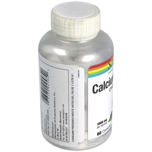 Calcium Citrate 1000 Mg Comprimidos Masticables Naranja 60 U