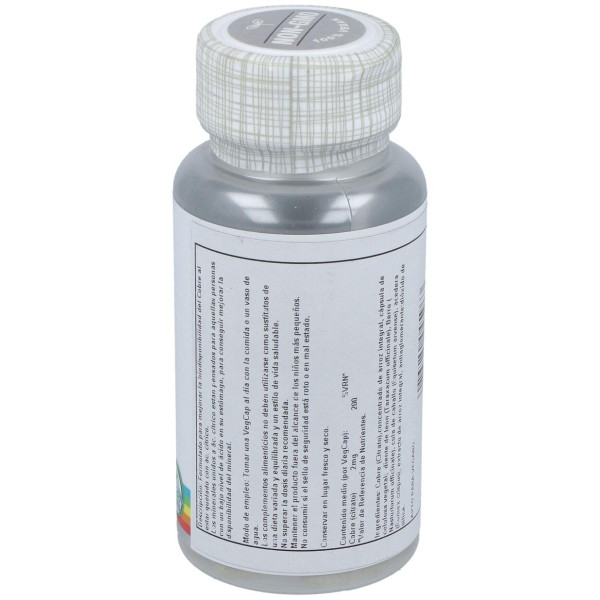 Solaray Cobre Citrato 2Mg 60Caps