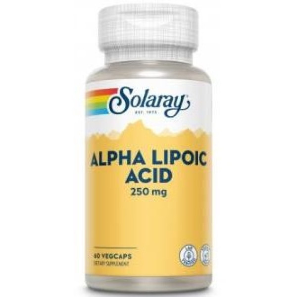 Solaray Alpha Lipoic Acid 250Mg 60Cáps