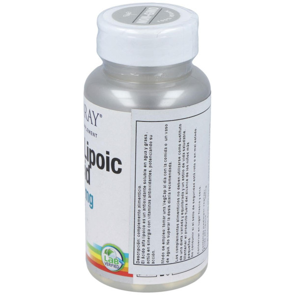 Solaray Alpha Lipoic Acid 250Mg 60Cáps