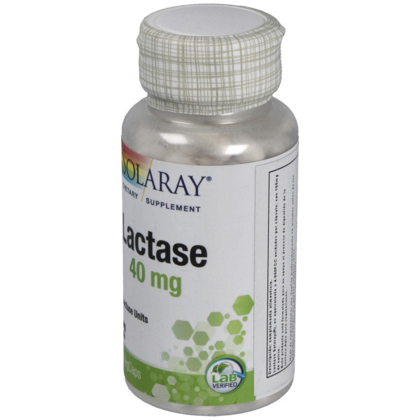 Lactase 40Mg. 4000Fcc 100Cap.Veg