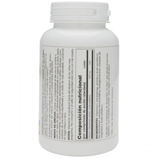 Solaray Acción Retardada Vitamina C 1000 Mg, 100 Unidades