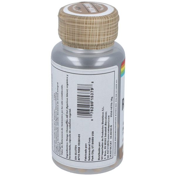 Royal Agaricus Champiñon Del Sol 500Mg. 60Cap.Veg