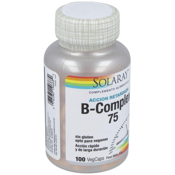 B Complex Accion Retardada 75 Mg. 100Cap.