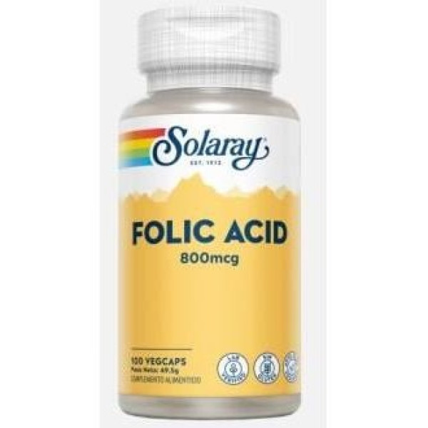 Acido Folico 800Mcg. 100Cap.