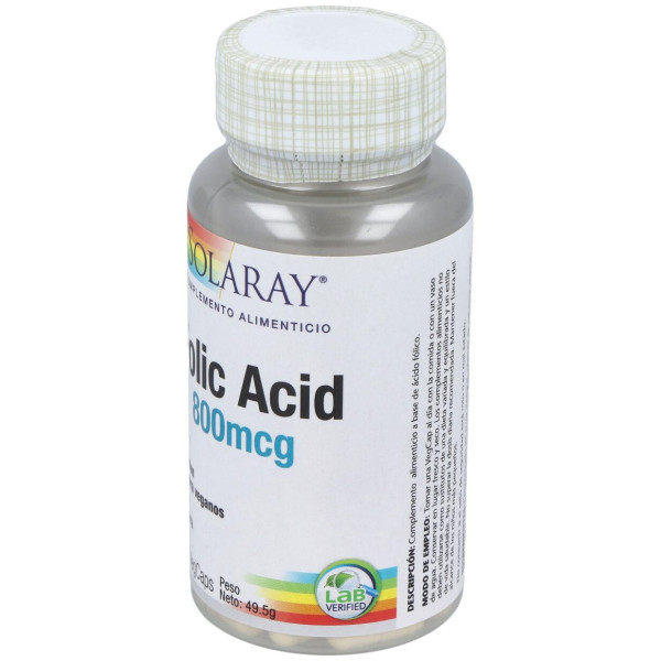 Acido Folico 800Mcg. 100Cap.