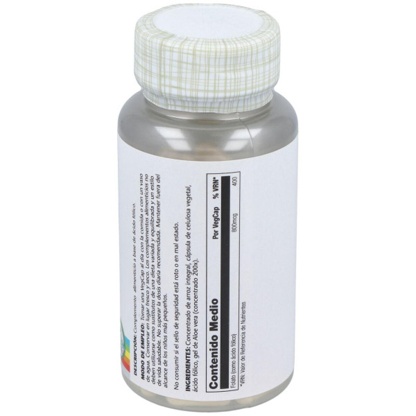 Acido Folico 800Mcg. 100Cap.