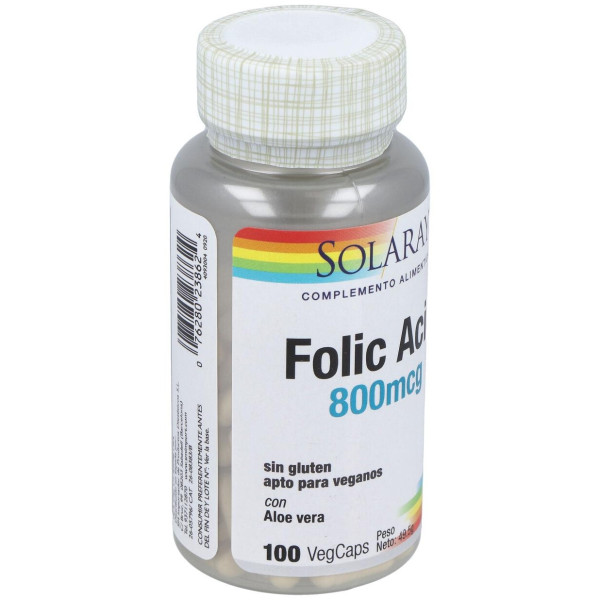 Acido Folico 800Mcg. 100Cap.