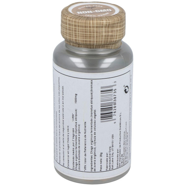 Solaray Chaga Fermented 500Mg 60Caps