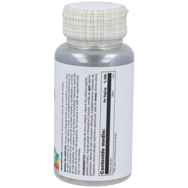 Solaray Potasio Citrato 99Mg 60 Cápsulas