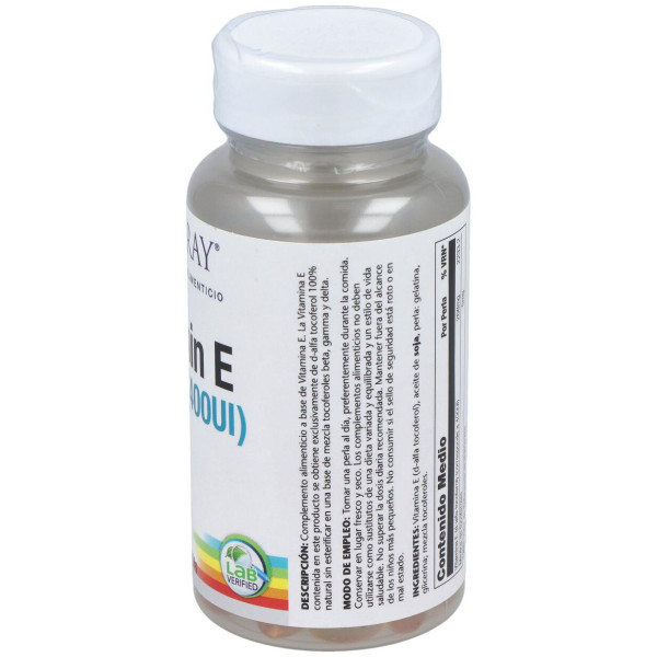 Vit. E (100% D-Alfa Tocoferoles) 50Perlas