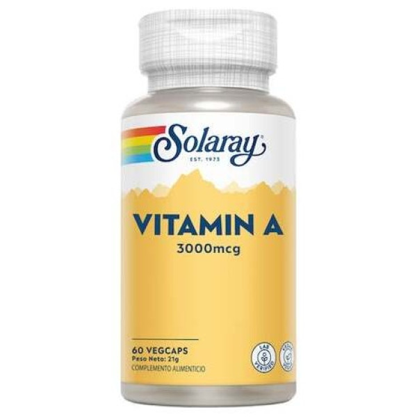 Solaray Vitamina A 3000Mcg 60Caps