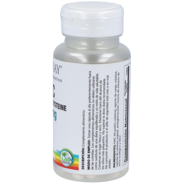 Solaray Nac 295Mg 60Caps