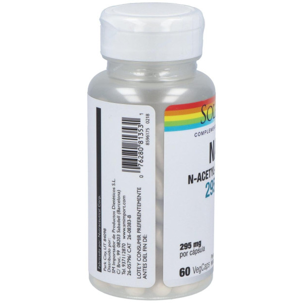 Solaray Nac 295Mg 60Caps