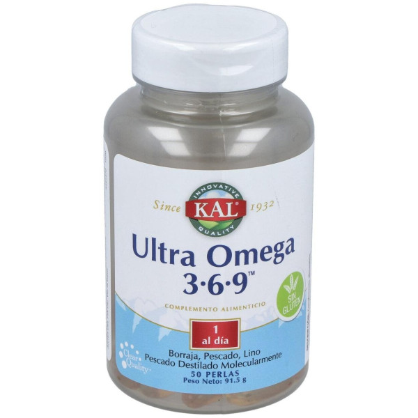 Kal Ultra Omega 3-6-9 50 Perlas