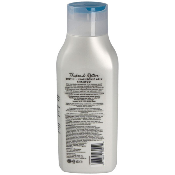 Champu Biotina + Acido Hialuronico 473Ml.