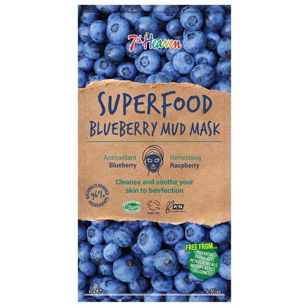 Superfood Blue Berry Mud Mask 10 Gr