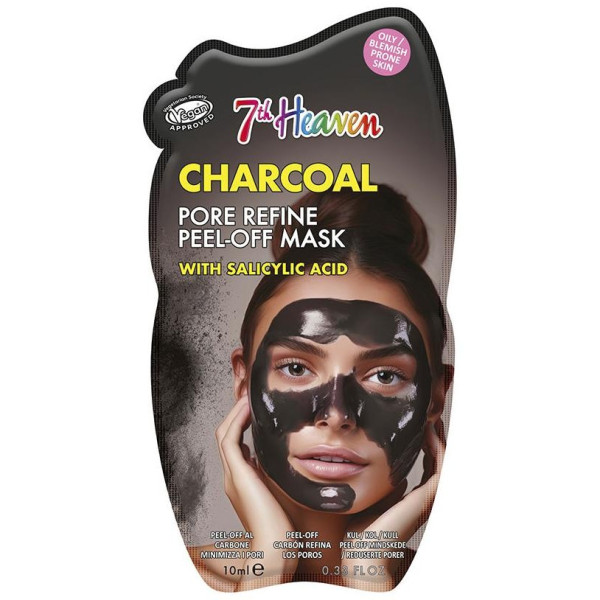 Peel-Off Charcoal Carbón Con Ácido Salicílico 10 Ml