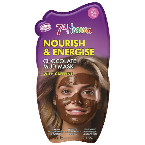 Nourish Y Energise Mascarilla Barro De Chocolate Con Cafeína 15 Gr