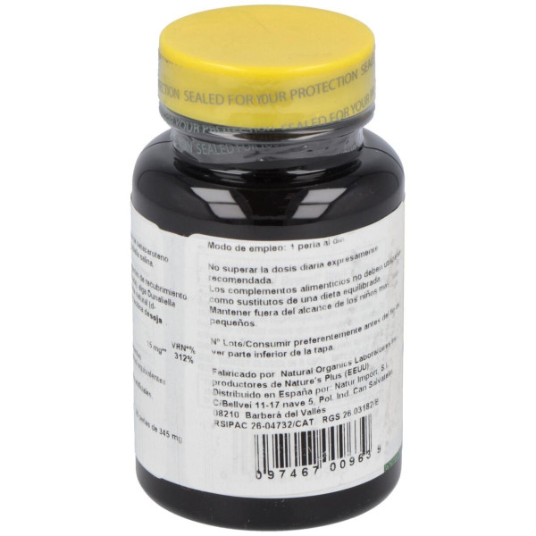 Nature'S Plus Beta Caroteno 90 Perlas