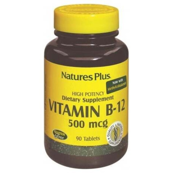 Naturesplus Vitamina B12 500Mcg 90Ccomp