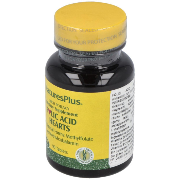 Natures Plus Acido Folico 800 Mcg 90 Comprimidos