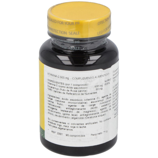 Vit. C 500Mg + Escaramujo (Accion Retard.) 90Comp