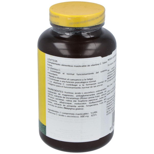 Lovites 500Mg. (Sabor Cereza) 90 Comp. Masticables