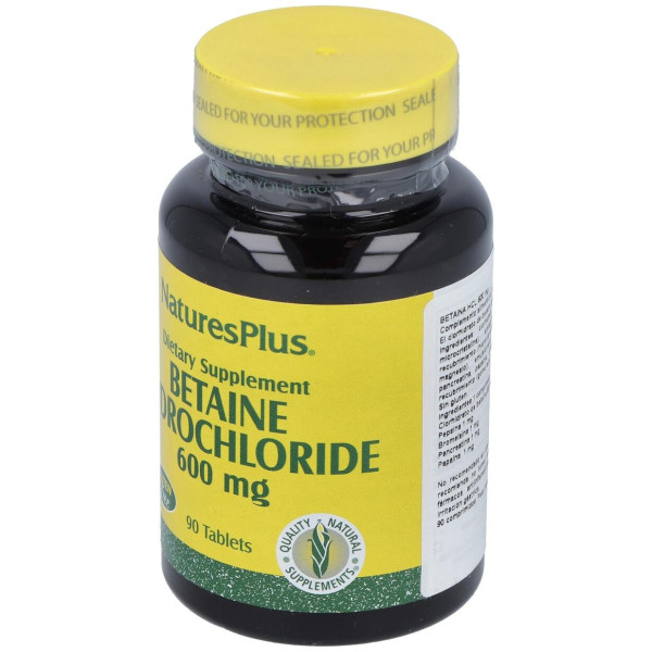 Naturesplus Betaina Hcl 600Mg 90Comp