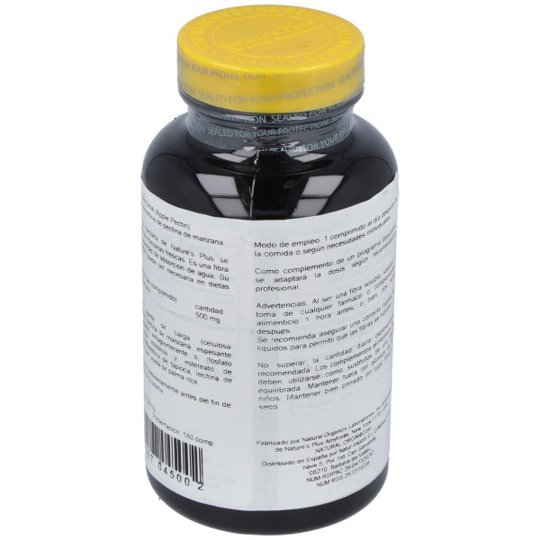 Naturesplus Pectina De Manzana 500Mg 180Comp