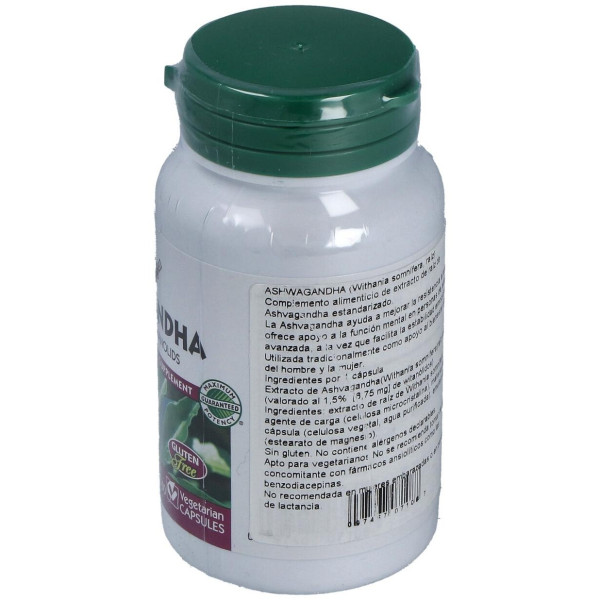 Ashwaganda Raiz 450Mg. 60Cap. Herbal Actives