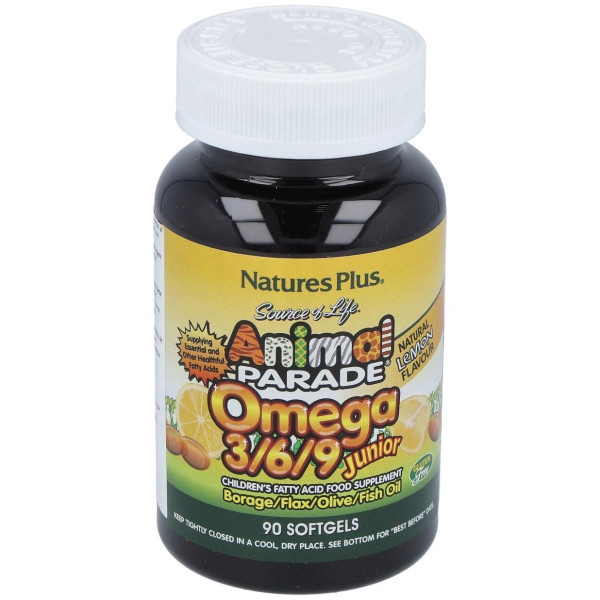 Nature'S Plus Animal Parade Omega 3 6 9 Junior 90Caps