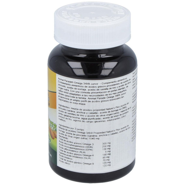 Nature'S Plus Animal Parade Omega 3 6 9 Junior 90Caps