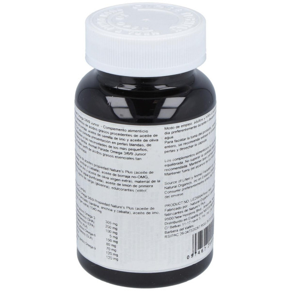 Nature'S Plus Animal Parade Omega 3 6 9 Junior 90Caps