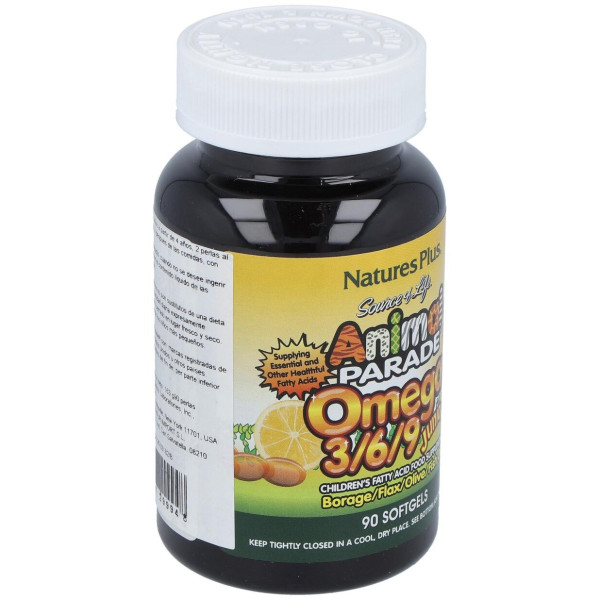 Nature'S Plus Animal Parade Omega 3 6 9 Junior 90Caps