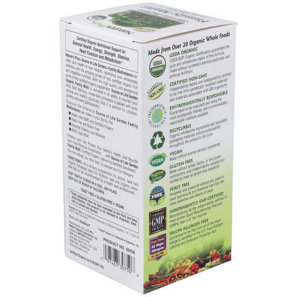 Nature'S Plus Garden Family Multivitaminico 60Comp
