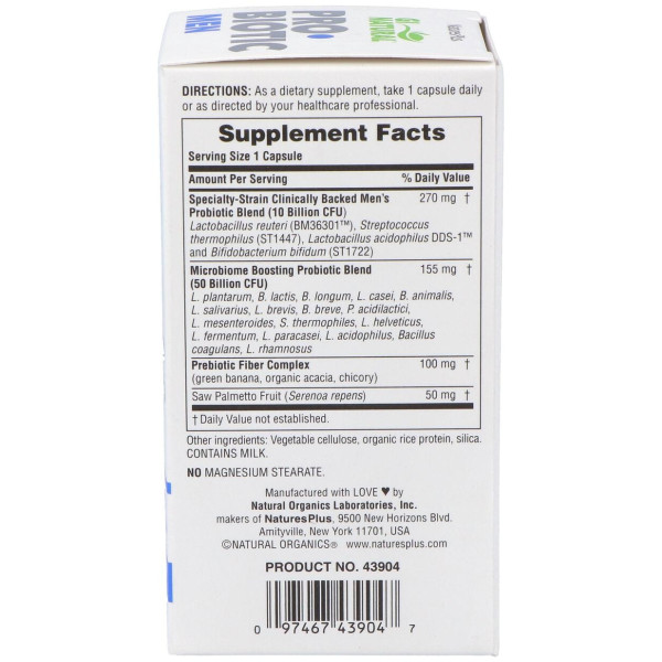 Gi Natural Probiotic Men 30Cap.