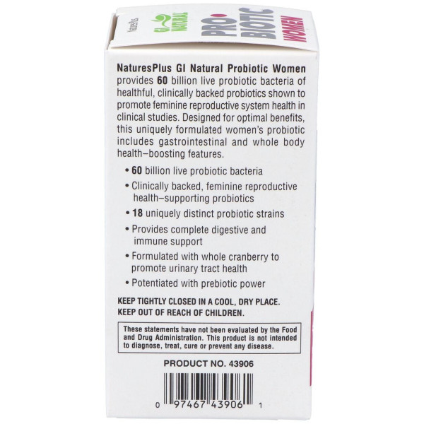Gi Natural Probiotic Women 30Cap.