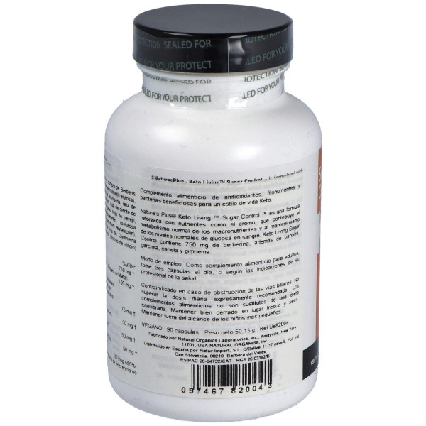Keto Living Sugar Control 90Cap.
