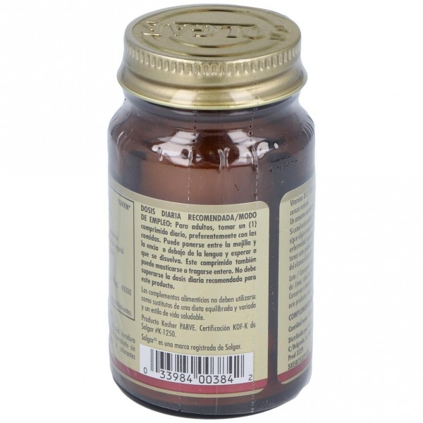 Vitamina B12 Cianocobalamina 1000Mcg. 100Comp.Mast