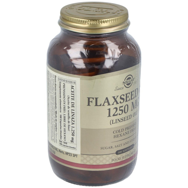 Aceite De Linaza 1.250Mg. 100Perlas